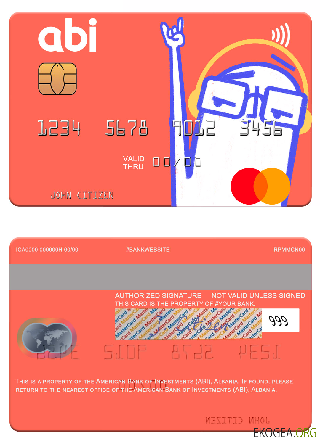 Albanie Mastercard de l'American Bank of Investments (ABI)